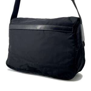 Prada Black Messenger Shoulder Bag